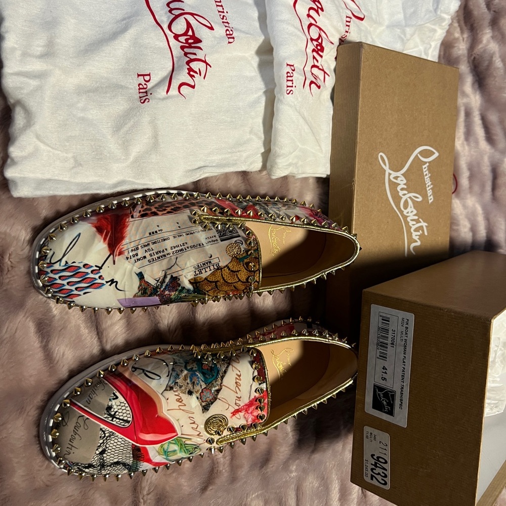 Christian Louboutin Womens Boat Shoes